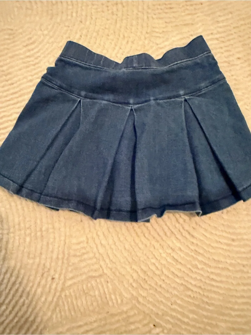 Carters denim pleated